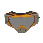 Ski, snowboard, motorcycling, cycling goggles, unisex, orange frame, silver lens, O11OSN